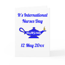 Tack för ditt kort, sjuksköterskans dag i internat