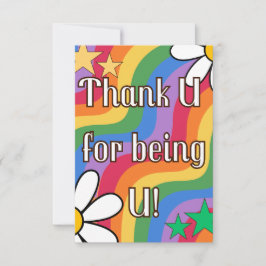 Tack för ditt kort/tack för pridet kort