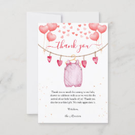 Tack för ditt kort, Valentines Baby Shower