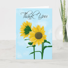 Tack för ditt kort, vild Texas Sunblommors Kort