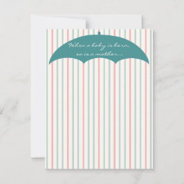 Tack för ditt kort, "Watermelon Umbrella" Kort