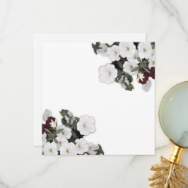 Tack för ditt kort White Petunia