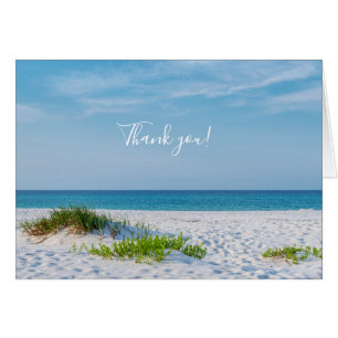 Tack för ditt kort, White Sandy Beach Florida Kust OBS Kort