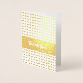 Tack för ditt oljekort, enkel Anpassningsbar Folierat Kort