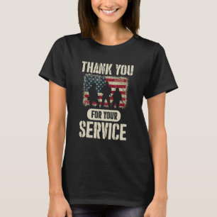 Tack för ditt servicebesök, Patriotic Vetera T Shirt