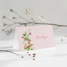 Tack för ditt stödkort för jordgubbsbabyn