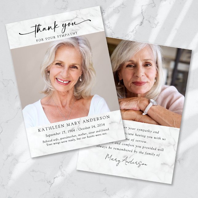 Tack för ditt sympatifotokort kort (Skapare uppladdad)