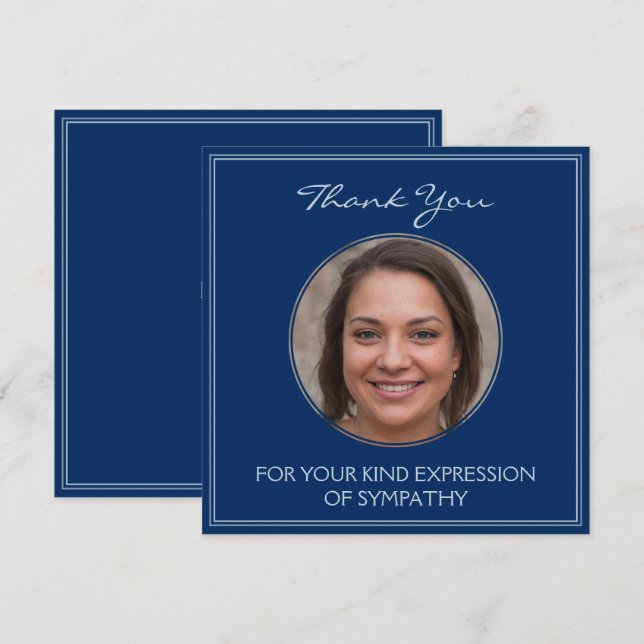 Tack för ditt sympatiuttryck (Fram/baksida)