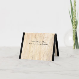 Tack för ditt sympatiuttryck kort