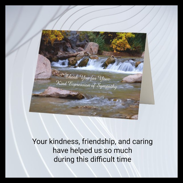 Tack för ditt sympatiuttryck kort (Skapare uppladdad)