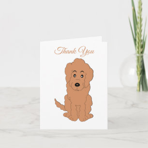 Tack för ditt tack för Goldendoodle Kort