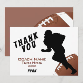 Tack för ditt träningskort i amerikanska fotbollen