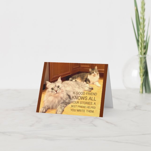 Tack för ditt Vänskap Card Kort (Framsida)