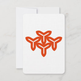 Tack för ditt visitkort för gotiska blad