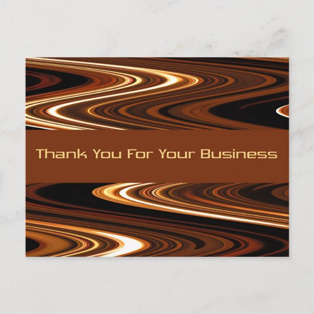 Tack för ditt visitkort vykort (Framsida)