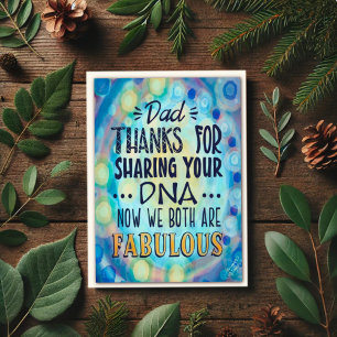 "Tack för DNA-Pappa!" Inspiritism Kort