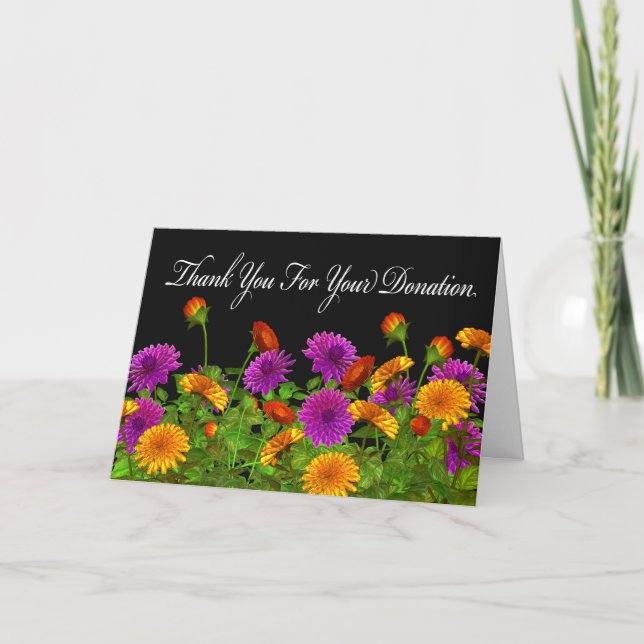 Tack för donationhälsningkortet (Framsida)