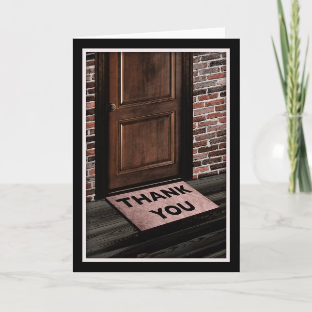 Tack för dörrmattan (Framsida)