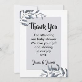 Tack för Dusty Blue Eucalyptus Inbjudningar