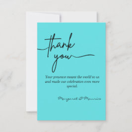 Tack för elegant bröllop-kortet