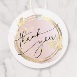 Tack för eleganten gåvor etiketter