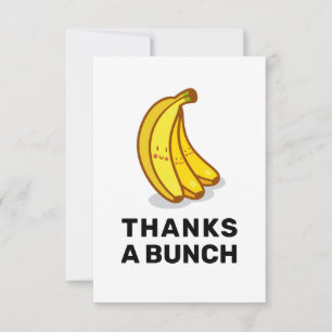Tack för en Bunch Gratitude Kort