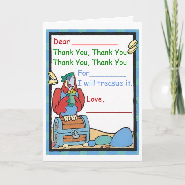 Tack for (en gåva) (Framsida)