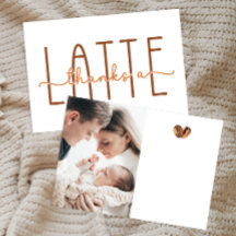 Tack för en liten kaffebabystövel