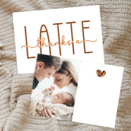 Tack för en liten kaffebabystövel