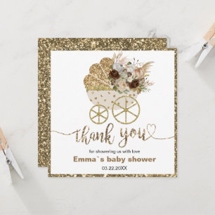 Tack för en liten pumpa baby shower