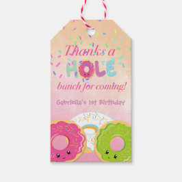Tack för en Märkre i HÅL Bunch Donut Tack Gift Presentetikett