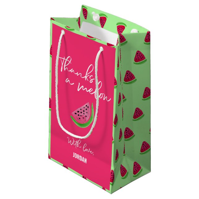 Tack för en Melon Watermelon 1:a födelsedag (Framsidan Vinklad)