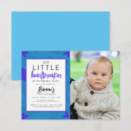 Tack för en mysig fotofödelsedagsfest Heartbreaker Kort