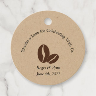 Tack för en Sent Märkre Gåvor Etiketter