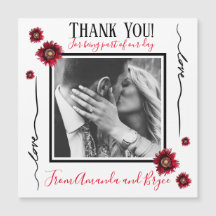 Tack för enkla röda poppor