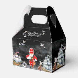 Tack för er besättning med Pirat tomten Party Trea Presentaskar