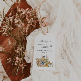 Tack för er. | Fall Baby Shower Presentetikett