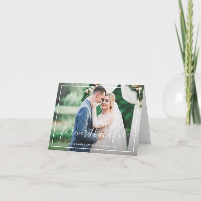 Tack för er, för er tacksamma typografi, bröllop (Framsida)