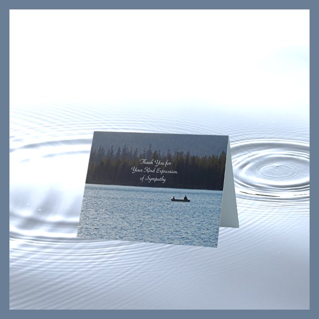 Tack för er sympati fiskare i Sjö (Skapare uppladdad)