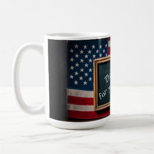 Tack för er tjänst! kaffemugg