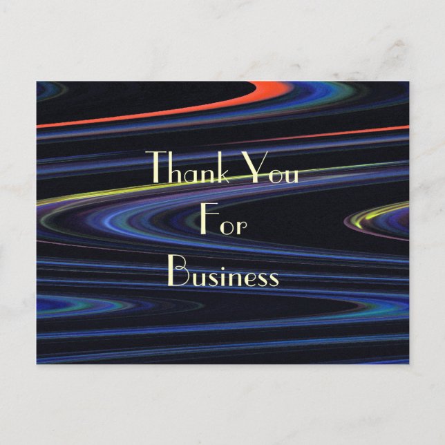 Tack för Ert Affärs Postkort Vykort (Framsida)