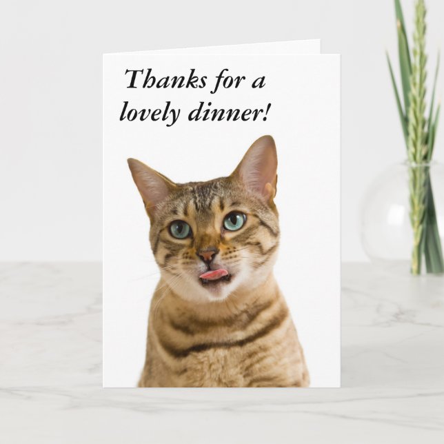 Tack för ett älskvärt mål kort (Framsida)