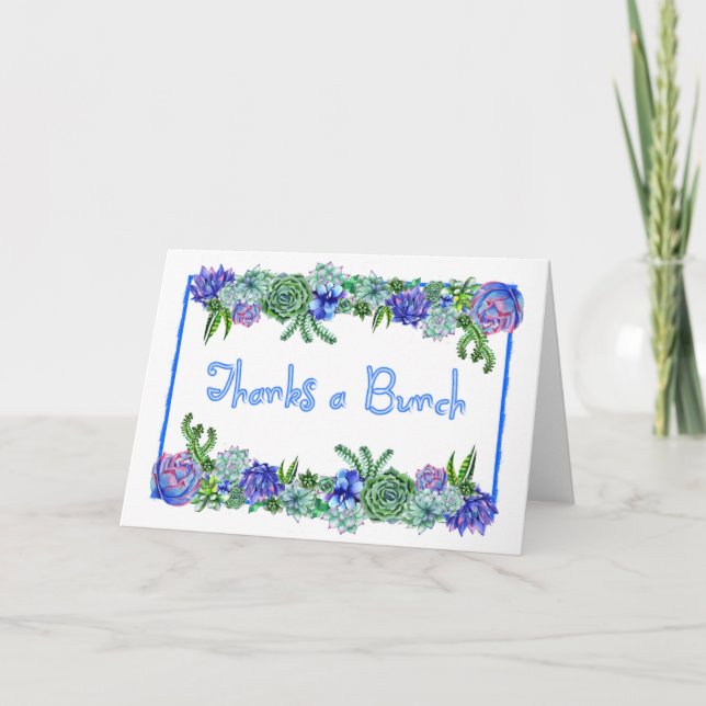 Tack för ett bankkort. kort (Framsida)