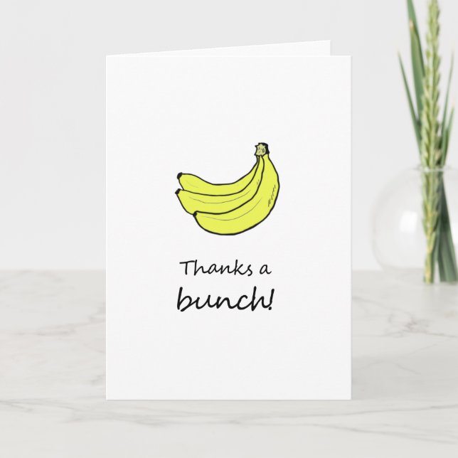 Tack för ett Bunch-kort Kort (Framsida)