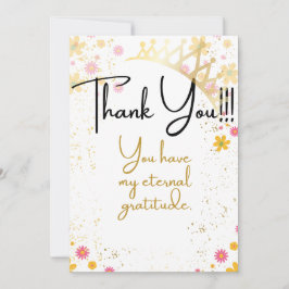 Tack för ett kort för en drottning.