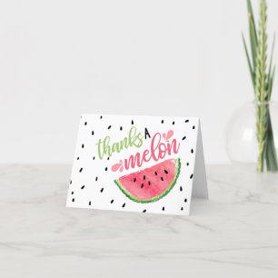 Tack för ett Melon-tackkort Kort