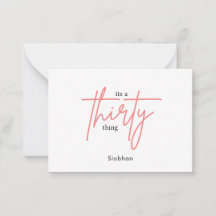 Tack för ett trettiotal sak 30års födelsedag