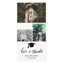 Tack för examen Tre Foto Enkelt