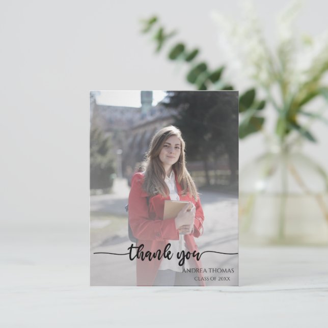 Tack för examen vykort (Stående Fram)