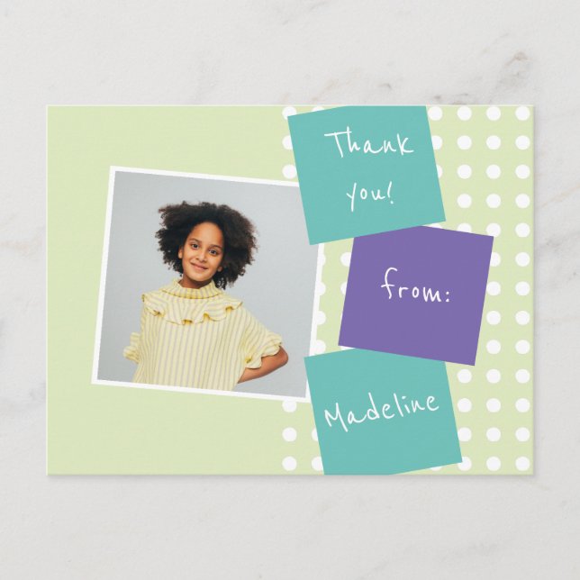 Tack för examensfesten är söta vykort (Framsida)